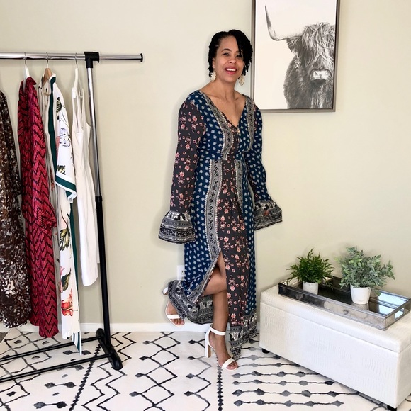 ✨NWT!✨Boho Maxi Dress 🎉Former HP🎉 - Picture 4 of 8